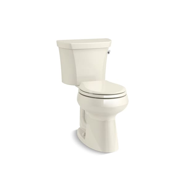Kohler Toilet, Gravity Flush, Floor Mounted Mount, Round, Biscuit 5481-RA-96 - main